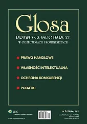 Glosa - Prawo Gospodarcze w Orzeczeniach,  Glosa - Prawo Gospodarcze w Orzeczeniach,