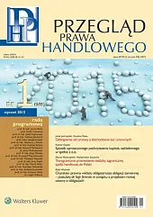 Przegląd Prawa Handlowego  Przegląd Prawa Handlowego
