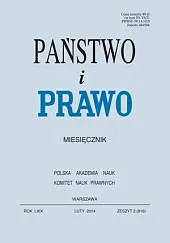 Państwo i Prawo Andrzej Wróbel Państwo i Prawo Andrzej Wróbel