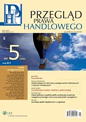 Przegląd Prawa Handlowego  Przegląd Prawa Handlowego