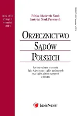 Orzecznictwo Sądów Polskich 