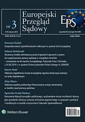 Europejski Przegląd Sądowy  Europejski Przegląd Sądowy