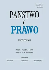 Państwo i Prawo Andrzej Wróbel Państwo i Prawo Andrzej Wróbel