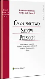 Orzecznictwo Sądów Polskich 