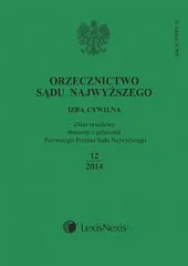 Orzecznictwo Sądu Najwyższego. Izba Cywilna 