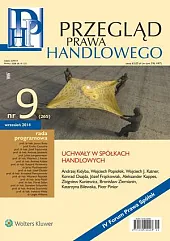 Przegląd Prawa Handlowego  Przegląd Prawa Handlowego