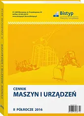 Cennik maszyn i urządzeń 