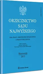 Orzecznictwo Sądu Najwyższego. Izba Pracy i, 
