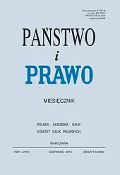 Państwo i Prawo Andrzej Wróbel Państwo i Prawo Andrzej Wróbel