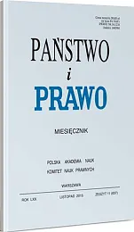 Państwo i Prawo Andrzej Wróbel Państwo i Prawo Andrzej Wróbel