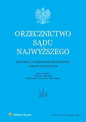 Orzecznictwo Sądu Najwyższego. Izba Pracy i,  Orzecznictwo Sądu Najwyższego. Izba Pracy i,