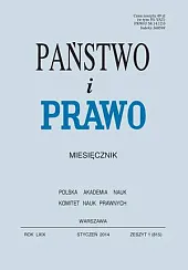 Państwo i Prawo Andrzej Wróbel Państwo i Prawo Andrzej Wróbel