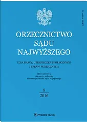 Orzecznictwo Sądu Najwyższego. Izba Pracy i, 