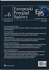 Europejski Przegląd Sądowy  Europejski Przegląd Sądowy