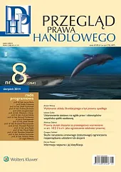 Przegląd Prawa Handlowego  Przegląd Prawa Handlowego