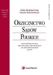 Orzecznictwo Sądów Polskich 