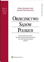 Orzecznictwo Sądów Polskich 