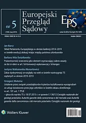 Europejski Przegląd Sądowy  Europejski Przegląd Sądowy