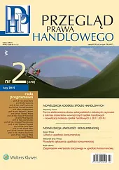 Przegląd Prawa Handlowego  Przegląd Prawa Handlowego