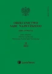 Orzecznictwo Sądu Najwyższego. Izba Cywilna  Orzecznictwo Sądu Najwyższego. Izba Cywilna