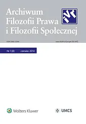 Archiwum Filozofii Prawa i Filozofii Społecznej 