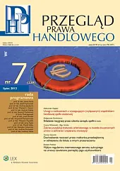 Przegląd Prawa Handlowego  Przegląd Prawa Handlowego