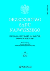 Orzecznictwo Sądu Najwyższego. Izba Pracy i, 