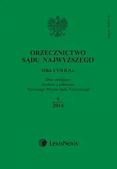 Orzecznictwo Sądu Najwyższego. Izba Cywilna 