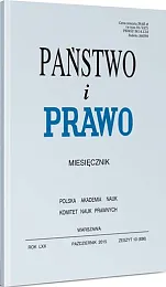 Państwo i Prawo Andrzej Wróbel Państwo i Prawo Andrzej Wróbel