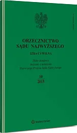 Orzecznictwo Sądu Najwyższego. Izba Cywilna  Orzecznictwo Sądu Najwyższego. Izba Cywilna