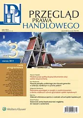Przegląd Prawa Handlowego 