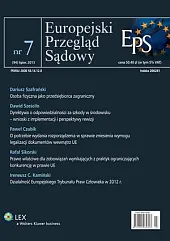 Europejski Przegląd Sądowy  Europejski Przegląd Sądowy