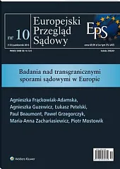 Europejski Przegląd Sądowy 