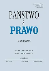 Państwo i Prawo Andrzej Wróbel Państwo i Prawo Andrzej Wróbel