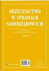 Orzecznictwo w Sprawach Samorządowych 