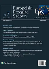 Europejski Przegląd Sądowy  Europejski Przegląd Sądowy