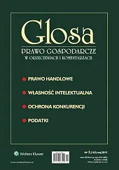 Glosa - Prawo Gospodarcze w Orzeczeniach,  Glosa - Prawo Gospodarcze w Orzeczeniach,