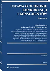 Ustawa o ochronie konkurencji i konsumentów.,Jerzy Baehr