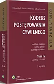 Kodeks postępowania cywilnego. Komentarz. Tom IV Kodeks postępowania cywilnego. Komentarz. Tom IV