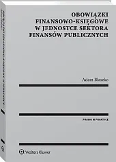 Obowiązki finansowo-księgowe w jednostce sektora finansów,Adam Błaszko