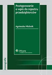 Postępowanie o wpis do rejestru przedsiębiorcówAgnieszka Michnik