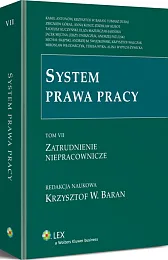System prawa pracy. TOM VII. Zatrudnienie niepracownicze System prawa pracy. TOM VII. Zatrudnienie niepracownicze
