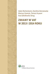 Zmiany w VAT w 2013 i,Adam Bartosiewicz