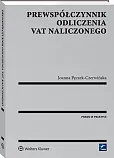 Prewspółczynnik odliczenia VAT naliczonego Prewspółczynnik odliczenia VAT naliczonego