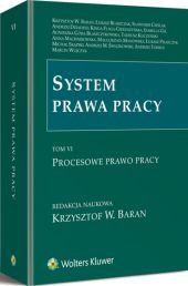 System prawa pracy. TOM VI. Procesowe prawo pracy System prawa pracy. TOM VI. Procesowe prawo pracy