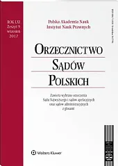 Orzecznictwo Sądów Polskich 