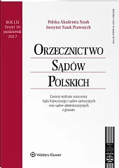 Orzecznictwo Sądów Polskich 