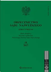 Orzecznictwo Sądu Najwyższego. Izba Cywilna  Orzecznictwo Sądu Najwyższego. Izba Cywilna
