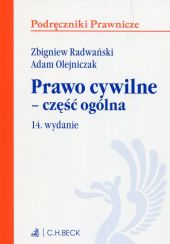 Prawo cywilne - część ogólna Prawo cywilne - część ogólna