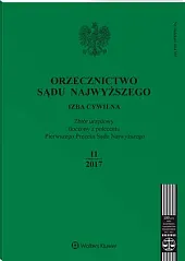 Orzecznictwo Sądu Najwyższego. Izba Cywilna 